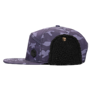 Gorra TCAP Personalizada de 6 Paneles con Parche de Goma, Protección para los Oídos en Invierno, para Exteriores, Camuflaje, Cierre a Presión - Product Image 2