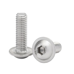 Trung quốc sản xuất chất lượng cao <span class=keywords><strong>ISO7380</strong></span>-2 A2 A4 thép không gỉ hình lục giác ổ cắm nút đầu máy vít với cổ áo loại - Product Image 1