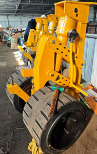 High-Performance 8ton-50ton Hidráulica Big Shipping Container Rodízios Placa Giratória Rodas Levantamento <span class=keywords><strong>Jack</strong></span> para Manuseio de Contêineres - Product Image 3