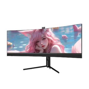 Moniteur de 49 pouces en gros HDR 400 <span class=keywords><strong>QLED</strong></span> SPK <span class=keywords><strong>4K</strong></span> 144Hz écran super large 1800R moniteur de jeu d'ordinateur incurvé - Product Image 4