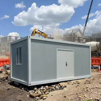 Maison préfabriquée en conteneur à assembler rapidement, maison modulaire portable, bureau temporaire pour chantier de construction