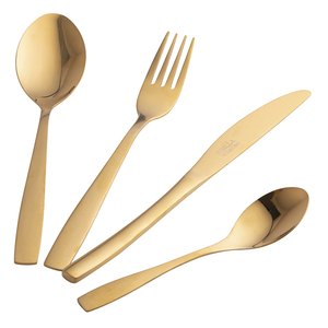 Set di posate MANHATTAN 4 in oro lucido - Product Image 3