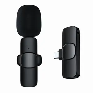 XYNew 1 Drag 2 Microphone Lavalier 2.4GHz 2 in 1 Portable Mini Wireless Recording micro tie