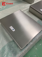 Boîtier de distribution encastré en acier inoxydable, verrouillable, IP65, résistant aux intempéries, pour installations commerciales et industrielles