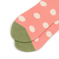 Nouveau Design Vague Mignon Coloré Femelle Drôle Coton Bio Dot Femmes Bambou Chaussettes