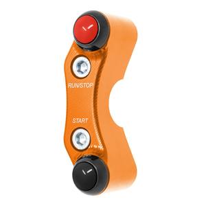 Interruptor de manillar derecho para KTM 990 Duke (orificios alineados) (naranja) - Product Image 4