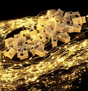 Mini Kupferdraht LED Strip String Lichterketten Batterie betriebene IP44 für Weihnachten Geburtstags feier Hochzeit Urlaub Beleuchtung - Product Image 4