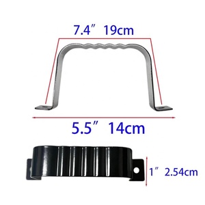 Nhà máy tùy chỉnh mưa máng xối nhôm hình chữ nhật Ống hỗ trợ chân đế - Product Image 4