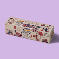 Boîtes à hot-dogs personnalisées, emballage de saucisses, contenants à saucisses, emballage alimentaire personnalisé, supports de marque imprimés, restauration rapide sur mesure