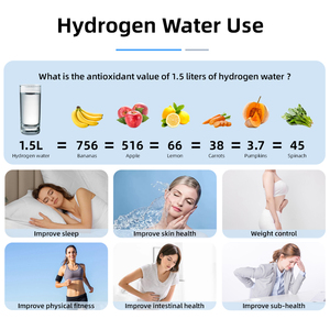 पोर्टेबल 6000ppb हाइड्रोजन समृद्ध जल जनरेटर 230 मिलीलीटर h2o कप इलेक्ट्रिक 230 मिली हाइड्रोजन पानी की बोतल घरेलू उपयोग - Product Image 2