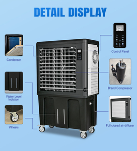 Enfriador de Aire Industrial Portátil de 10000cmh con Compresor y Función de Refrigeración para Uso en Hoteles, OEM y Venta al por Mayor Disponibles a Nivel Mundial - Product Image 5