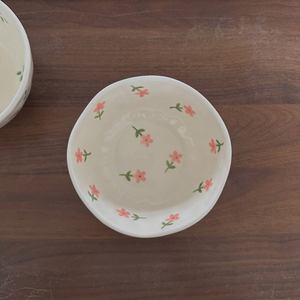 Cuenco <span class=keywords><strong>de</strong></span> cerámica irregular hecho a mano directo <span class=keywords><strong>de</strong></span> fábrica para <span class=keywords><strong>ensalada</strong></span> y postre, cuenco pellizcado creativo estilo flor para Matcha para servir - Product Image 4