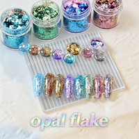 Paillettes de chrome pour ongles à base d'aluminate de strontium, effet super caméléon, multicolores, pigment inorganique, pigment cosmétique