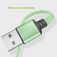 Kabel Data Teleskopik 3 in 1 Macaron Logo Kustom Cocok untuk IPHONE Type-c Android USB Type C Kabel Pengisian Daya 3-in-1