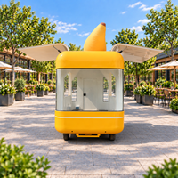 Camion de cuisine mobile sur mesure entièrement équipé, cuisine commerciale de restauration rapide pour la vente de nourriture de rue