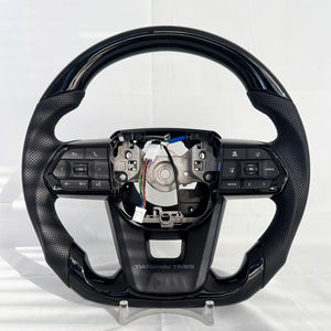 Volante Deportivo de Madera <span class=keywords><strong>Toyota</strong></span> con Luces LED para <span class=keywords><strong>Toyota</strong></span> Land Cruiser LC 300 200 70 79 80 100 Series FJ Cruiser Prado 120 150 - Product Image 6