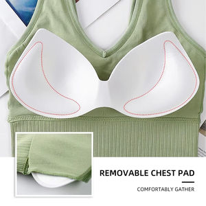 Camisoles rembourrées sans manches décontractées <span class=keywords><strong>Debardeur</strong></span> <span class=keywords><strong>Femme</strong></span> débardeurs respirants pour femmes haut tricoté camisoles pour femmes débardeurs pour femmes - Product Image 4