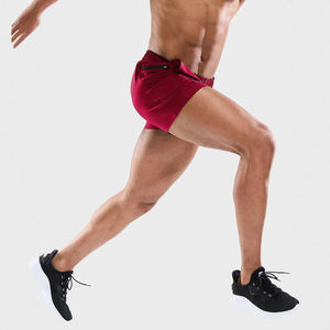 Shorts de sport pour hommes Sportswear Running Gym Shorts d'entraînement Logo personnalisé Short de sport pour hommes 2 en 1 vierge - Product Image 2