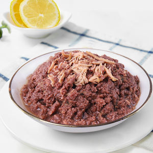 OEM ODM prelibatezze per animali domestici e cibo liquido di fabbrica carne fresca che ingrassano le guance Marine pesci umidi Pet dog cibo in scatola - Product Image 6