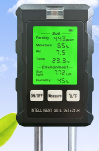 เครื่องวัดคุณภาพดิน 6 in 1 รุ่นใหม่ล่าสุด ปี 2024 จากโรงงาน ผลิตภัณฑ์วัดความชื้นในดิน ความอุดมสมบูรณ์ของดิน และค่า pH ดิน - Product Image 3