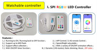 Tira de Luces LED Inteligente RGBIC, Sincronización con Música, Control Remoto por Aplicación, Tiras de Luces RGB Flexibles para Decoración de Dormitorios y Habitaciones