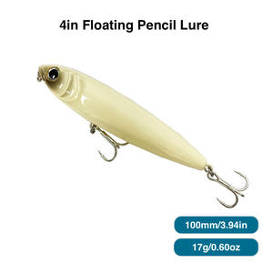 <span class=keywords><strong>Leurre</strong></span> flottant <span class=keywords><strong>de</strong></span> <span class=keywords><strong>surface</strong></span> en forme <span class=keywords><strong>de</strong></span> crayon 100 mm 17 g, longue portée, pour la pêche au bar, au seabass et au snakehead - Product Image 1