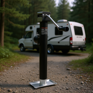 ขาตั้งรถพ่วงแบบหมุนได้ รับน้ำหนัก 5000 ปอนด์ ระยะยื่น 15 นิ้ว สำหรับรถพ่วง RV - Product Image 2