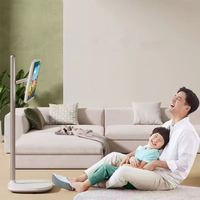 Écran de diffusion en direct professionnel avec écran LCD HDTV de 23,8 pouces, système Android 10, 1080p 60Hz, téléviseur portable LED blanc