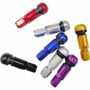 Bouchons d'air de tige de <span class=keywords><strong>valve</strong></span> de pneu universel Accessoires pneumatiques en aluminium Valves de <span class=keywords><strong>course</strong></span> Tubeless antidéflagrantes en alliage modifiées - Product Image 4