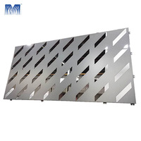 Cubierta de aluminio para aire acondicionado, decorativa, para exteriores, cortada con láser, resistente a la intemperie y a la corrosión, al por mayor