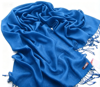 Châle long polyvalent respirant à motif uni pour femme, idéal pour l'hiver