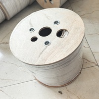 Cable de Fibra Óptica para Interiores GJXH, 2.0*3.0mm y 2.0*5.0mm, Óptico, 1/2/4/6/12 Núcleos, Monomodo, Color Blanco, Certificado CE/ROHS, Revestimiento LSZH/PVC
