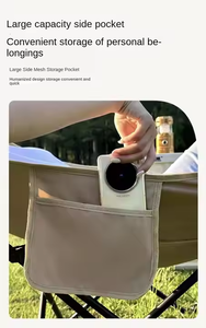 <span class=keywords><strong>2025</strong></span> New Ngoài Trời Di Động Oxford Vải Câu Cá Dã Ngoại Ghế Ngồi Có Thể Ngả Độn Mặt Trăng Ghế Với Có Thể Tháo Rời Chỗ Để Chân Mang Theo Túi - Product Image 6