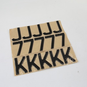 <span class=keywords><strong>Plaque</strong></span> de nom de bureau personnalisée en résine 3D, lettres et chiffres en gel, <span class=keywords><strong>plaque</strong></span> de nom de voiture en acrylique 4D, lettres de <span class=keywords><strong>plaque</strong></span> <span class=keywords><strong>d</strong></span>'<span class=keywords><strong>immatriculation</strong></span> britannique de 5 mm - Product Image 2