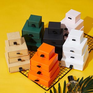Luxury Customizable Kraft Cardboard Square Shape Jewelry Gift Packaging Box Matt Lamination Logo Printing Sizes Logo <strong>Watches</strong> - Product Image 2