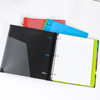 Carpeta de Archivos Personalizada con Logotipo, Telescópica, de PVC, para Documentos de Oficina, con Anillas de 1 Pulgada y Bolsillos Divisores