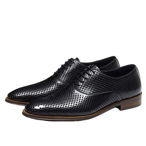 Nuevo Modelo 2026, Zapatos Lefer Estilo Británico, Retro, Punta Redonda, Brocado en Relieve, Oxford, Cuero Monck - Product Image 1