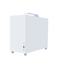 Boîtier d'ordinateur de jeu portable Fantasy WuKong Full Tower en alliage d'aluminium Micro ATX Mini ITX avec panneau latéral en verre et alimentation