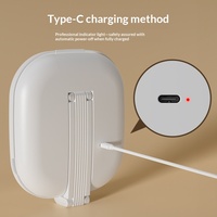 Miroir de maquillage intelligent portable pliable à LED carré, best-seller en stock, de Guangdong, idéal pour les dortoirs étudiants