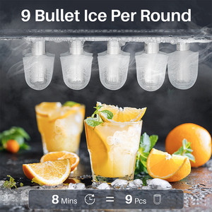 Mini <span class=keywords><strong>Ice</strong></span> <span class=keywords><strong>Maker</strong></span> 1.2L esterno portatile con piccoli cubetti di ghiaccio estivo a casa - Product Image 4