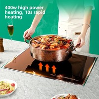 Planche chauffante électrique encastrable en acier inoxydable pour restaurant, température réglable, écologique, pour buffet et maintien au chaud des aliments