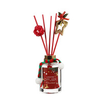 Coffret Cadeau de Noël Luxe : Diffuseur de Parfum et Bougies Parfumées pour la Maison – Idéal pour la Décoration de Noël, Cadeaux et Vente au Détail
