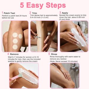 <span class=keywords><strong>Crème</strong></span> dépilatoire Lance Private Label pour une <span class=keywords><strong>peau</strong></span> lisse en 5 à 7 minutes, à l'aloe vera et au jojoba, pour les bras, les jambes, la poitrine, le dos, les aisselles et la ligne du bikini - Product Image 4