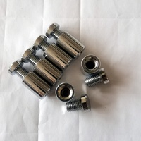 Professional Manufacture Walron High Quality Aluminum Sign Standoffs Chrome Plated 13*19 15*25 19*25 25*25 Fasteners Fittings