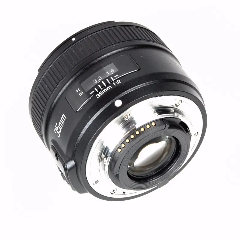 Широкоугольный объектив Nice YN 35 мм F2 AF/MF с фиксированным фокусом для камер Nikon F Mount D7100 D3200 D3300 D5100 D90 DSLR 35 мм F2N YONGNUO