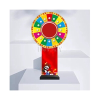 Jeu de Tirage Électrique Rotatif à Lumière LED, Sélecteur de Prix Aléatoire, Tombola de la Fortune, Roue de la Chance, Tambour de Loterie, Roue de la Fortune