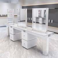 Prix de vente en gros Miroir mural de haute qualité pour salon de coiffure pour coiffeur, maquillage et salon de beauté avec LED