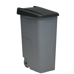 Contenitore chiuso per rifiuti riciclabili, 85 litri. Verde. - Product Image 5