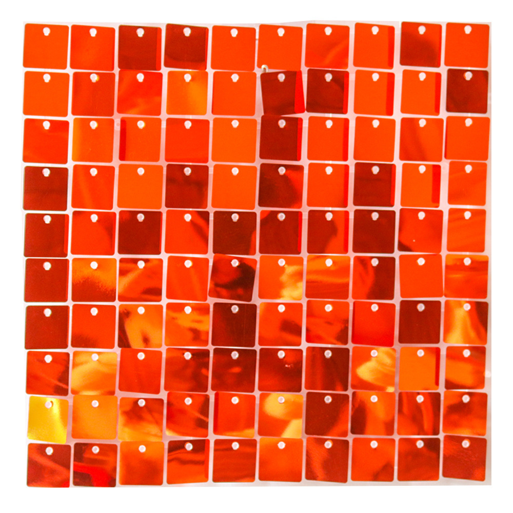 Plaque de base transparente carrée orange 7012 3030 cm
