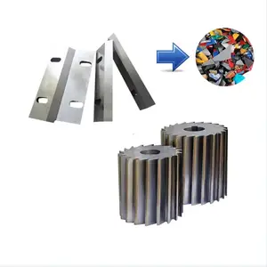 Wolfraamcarbide Harde Metalen Crusher Messen Voor Plastic Recycling Machine Shredder Mes Forblade Voor Plastic Pet Crusher Machine